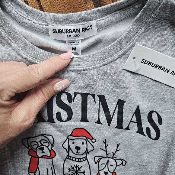 Christmas Crew Kids Sweatshirt NWTs SZ M - Picture 4 of 5